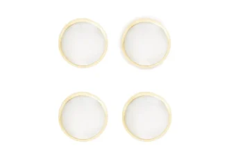 Boutons de manchette ronds en nacre