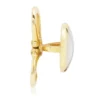 Boutons de manchette ronds en nacre