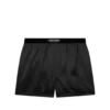 Boxer en satin de soie extensible