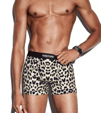 Boxers en coton Snow Leopard