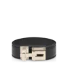 Bracelet à boucle en cuir grainé souple Bracelet à boucle en cuir grainé souple