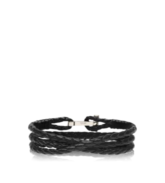 Bracelet en cuir tressé