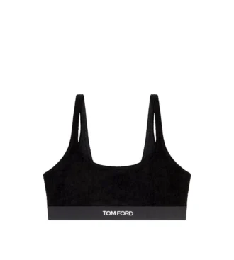 Bralette en velours stretch