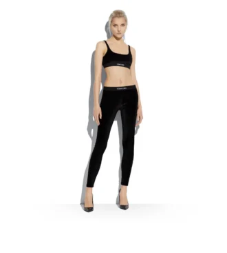 Bralette en velours stretch