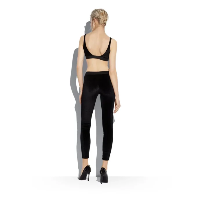 Bralette en velours stretch