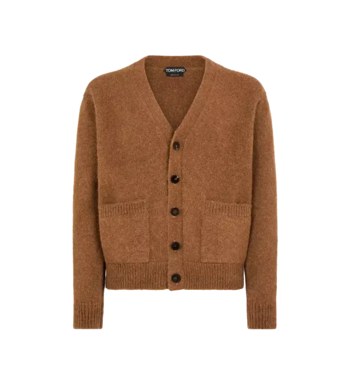 Cardigan en mélange d&rsquo;alpaga