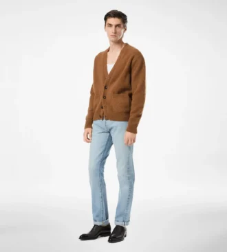 Cardigan en mélange d&rsquo;alpaga