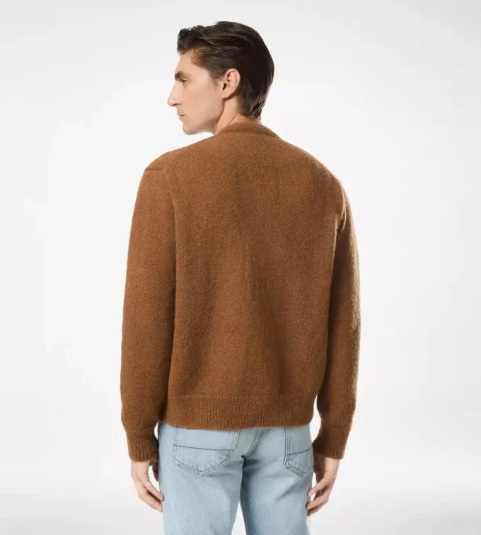 Cardigan en mélange d&rsquo;alpaga