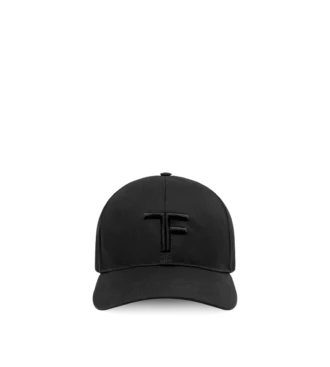 Casquette en toile et cuir lisse