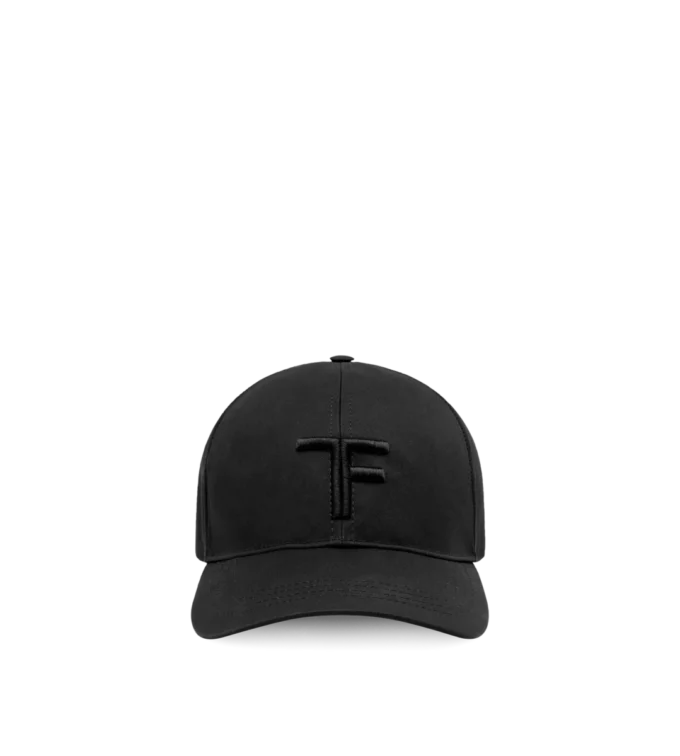 Casquette en toile et cuir lisse