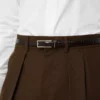 Ceinture à boucle en métal imprimé croco Ceinture à boucle en métal imprimé croco