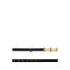 Ceinture cabochon en cuir effet palmellato