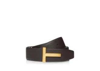 Ceinture en cuir grainé à boucle Ridge