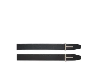 Ceinture en cuir grainé à boucle Ridge