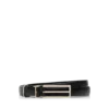 Ceinture en cuir grainé souple avec boucle en T
