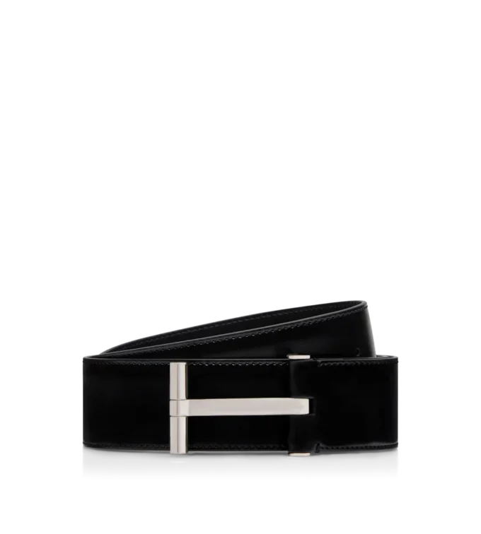Ceinture en cuir lisse