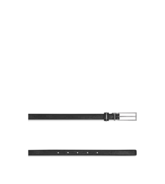 Ceinture en cuir souple à boucle métallique en T