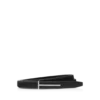 Ceinture fine en cuir grainé souple Ceinture fine en cuir grainé souple