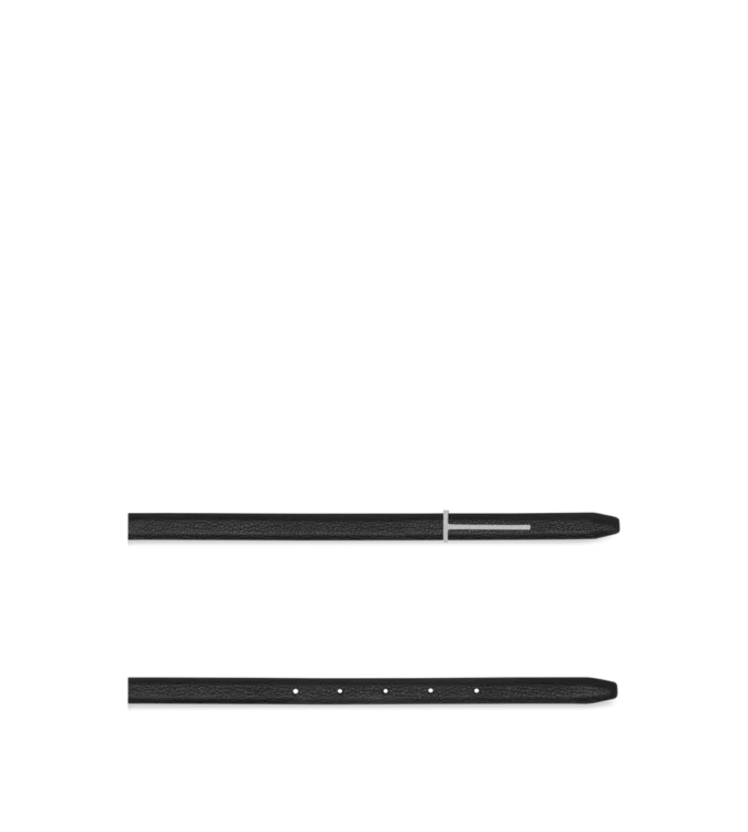Ceinture fine en cuir grainé souple Ceinture fine en cuir grainé souple