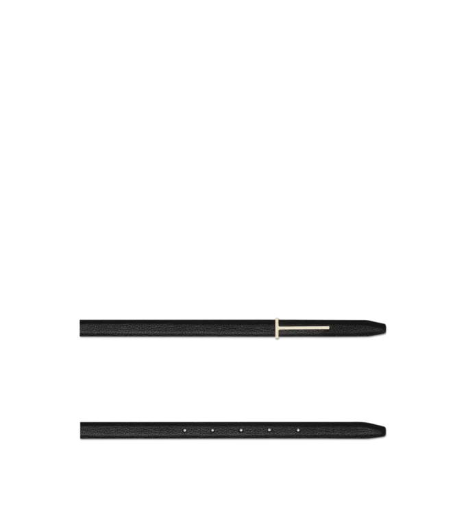 Ceinture fine en cuir grainé souple Ceinture fine en cuir grainé souple