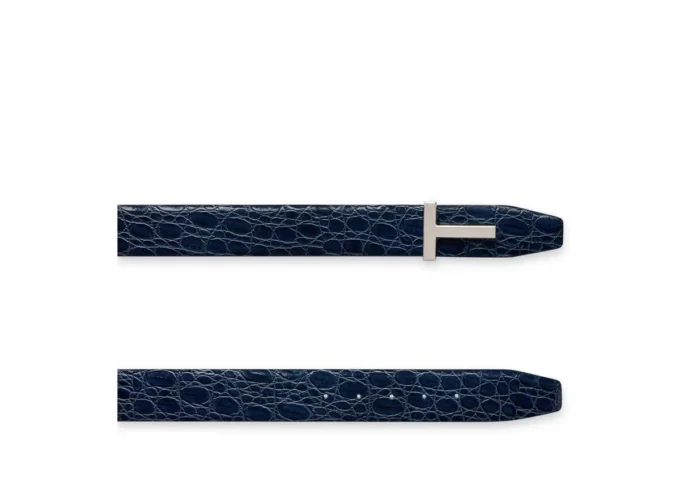 Ceinture iconique en crocodile