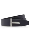 Ceinture iconique en cuir grainé souple