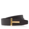 Ceinture iconique en cuir grainé souple