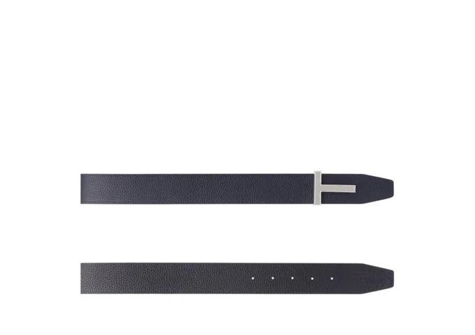 Ceinture iconique en cuir grainé souple