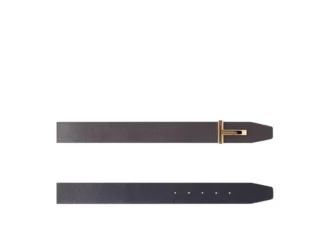Ceinture iconique en cuir grainé souple