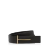 Ceinture réversible slim en cuir grainé