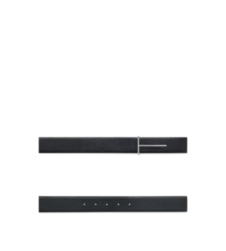Ceinture réversible slim en cuir grainé