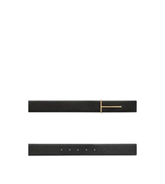 Ceinture réversible slim en cuir grainé