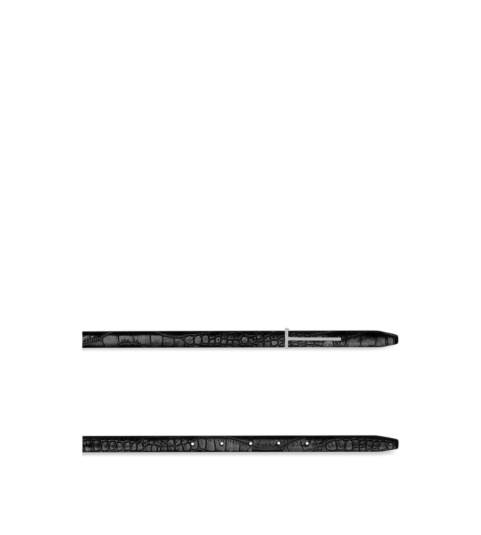 Ceinture slim imprimée croco Ceinture slim imprimée croco