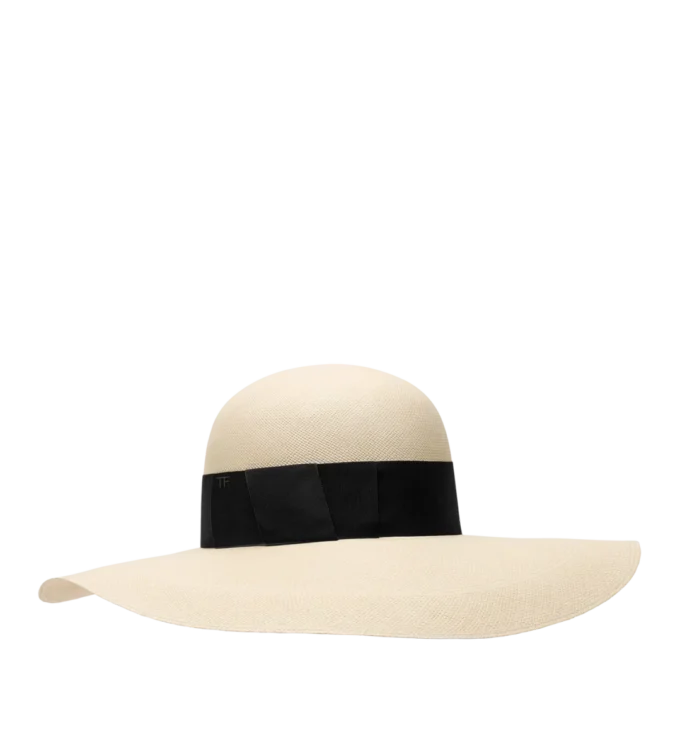 Chapeau à bord en raphia Chapeau à bord en raphia