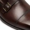 Chaussures à bride Elkan en cuir bruni