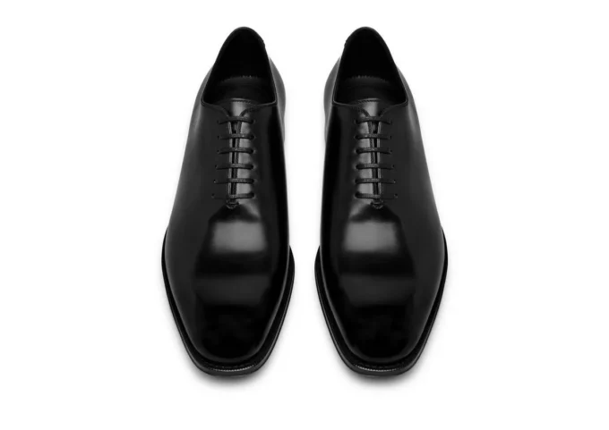 Chaussures à lacets Claydon en cuir bruni