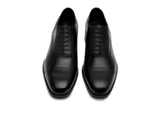 Chaussures à lacets Claydon en cuir bruni