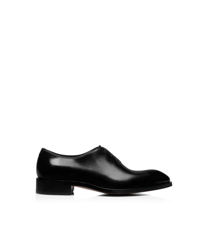 Chaussures à lacets en cuir bruni Chaussures à lacets en cuir bruni