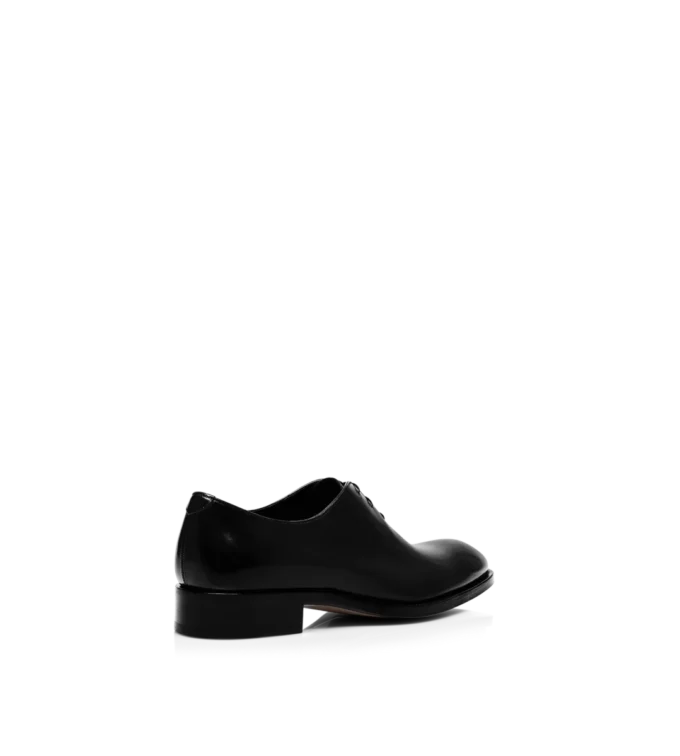 Chaussures à lacets en cuir bruni Chaussures à lacets en cuir bruni