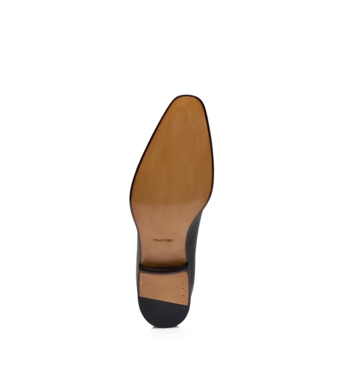 Chaussures à lacets en cuir bruni Chaussures à lacets en cuir bruni