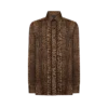 Chemise avec détails plissés