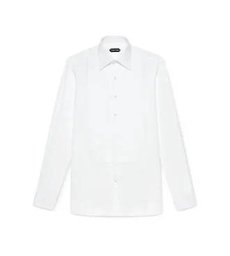 Chemise de soirée classique en popeline