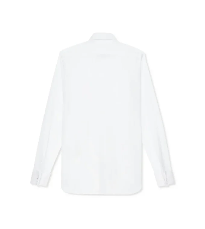 Chemise de soirée classique en popeline