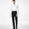 Chemise de soirée slim fit en voile cocktail