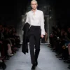Chemise de soirée slim fit en voile cocktail