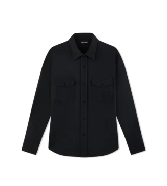 Chemise en coton et soie mélangés
