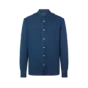 Chemise en coton indigo