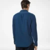 Chemise en coton indigo