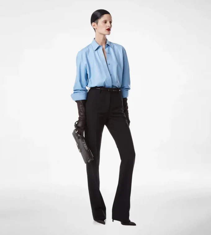 Chemise en cuir français plongé Chemise en cuir français plongé