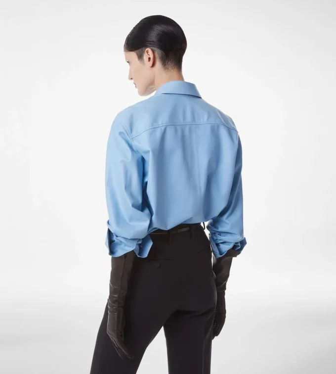 Chemise en cuir français plongé Chemise en cuir français plongé